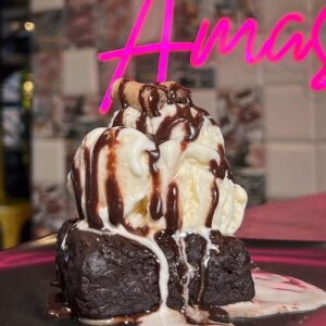 Brownie Con Helado